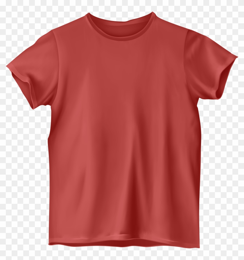 Red T Shirt Png Clip Art - Shirt Transparent Png #428079