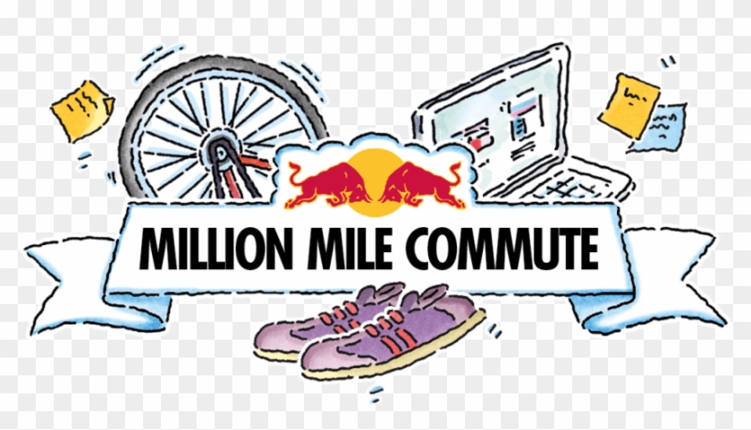 Red Bull Million Mile Commute Clipart