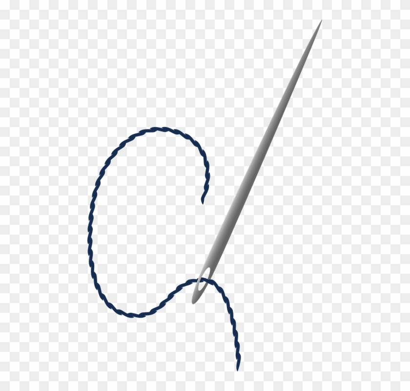 Needle Thread Png - Transparent Sewing Needle And Thread Clipart