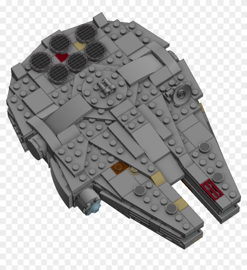 Moc Millenium Falcon - Millennium Falcon Lxf Clipart #428826