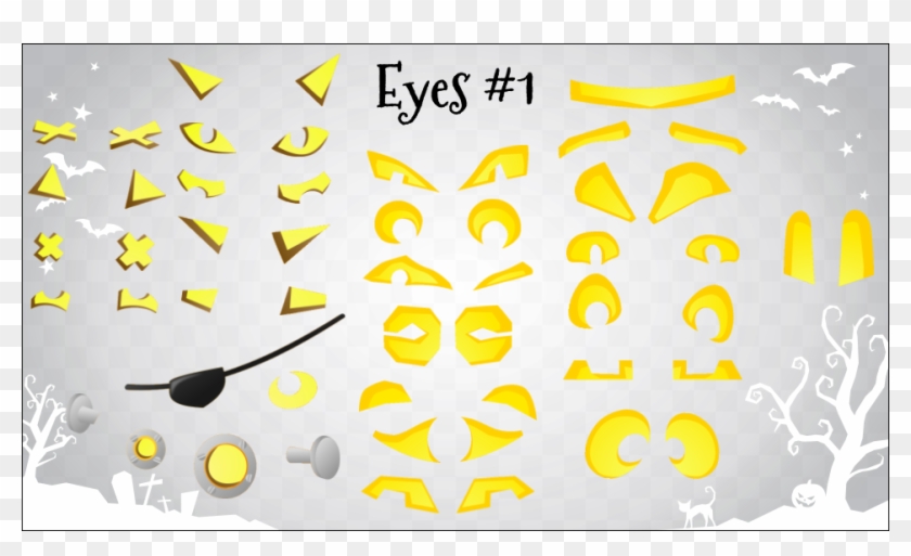 These Slides Contain Images That You Can Copy And Paste - Shapes Pumpkin Designs Mouth Clipart - Png Download