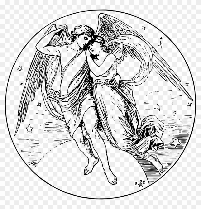 Cupid Clipart Cupid And Psyche - Cupid And Psyche Drawing - Png Download