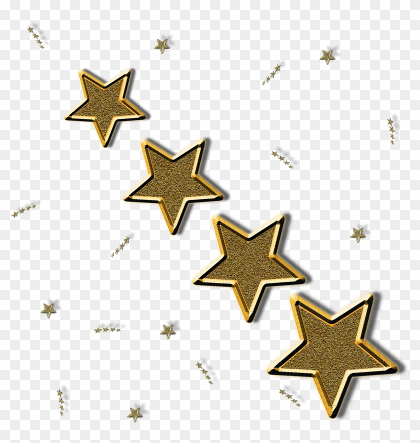 Forgetmenot Golden Stars - Star Clipart #429062