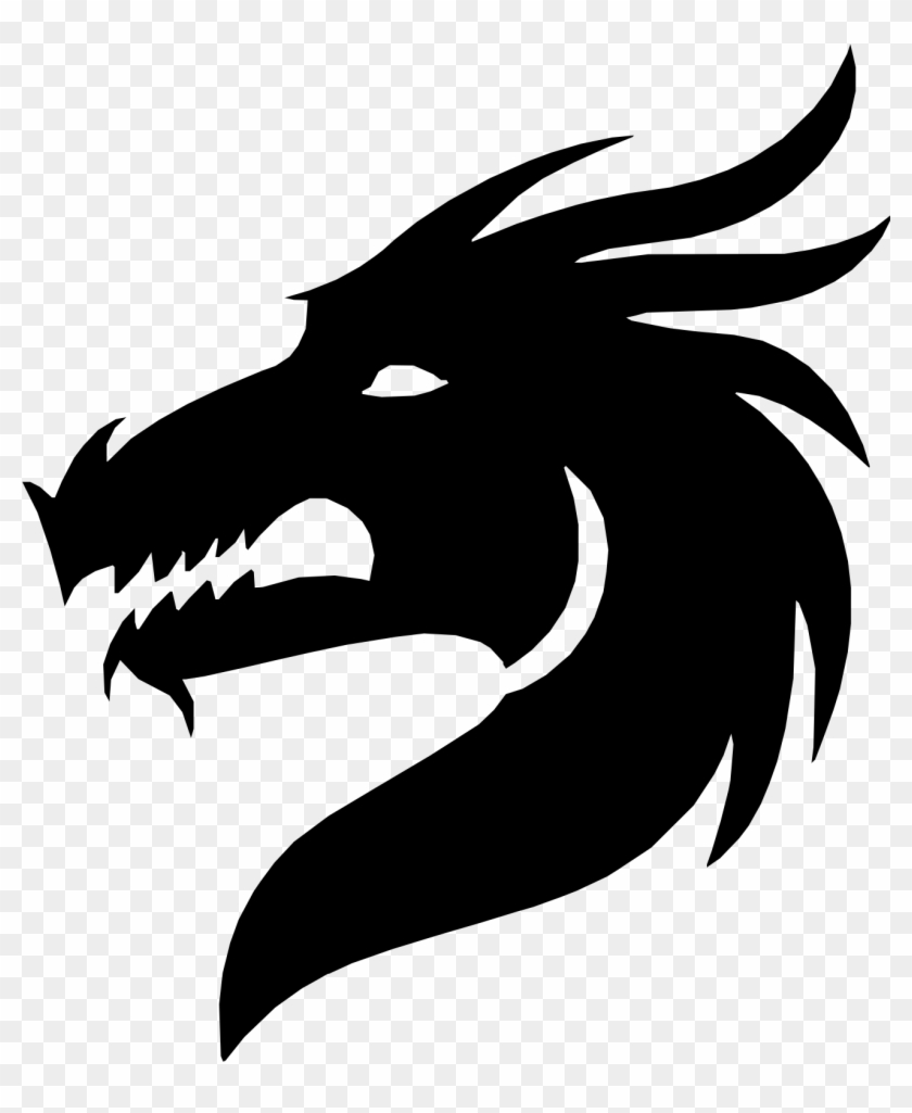 Big Image - Dragon Head Logo Png Clipart #429756