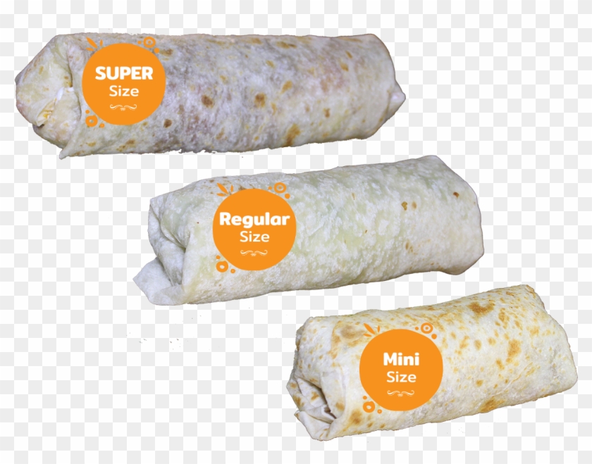 All Of Our Burritos Comes Packed With Meat And You - Sandwich Wrap Clipart