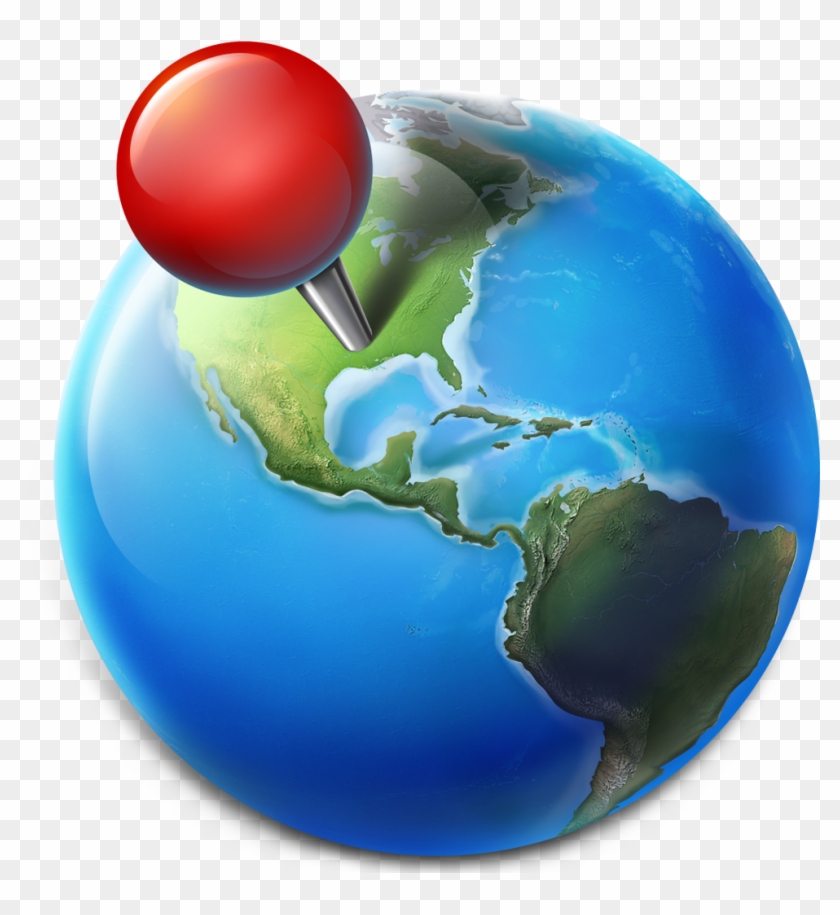 Blue Planet On The Mac App Store - Cool Maps Icons Png Clipart #4200278