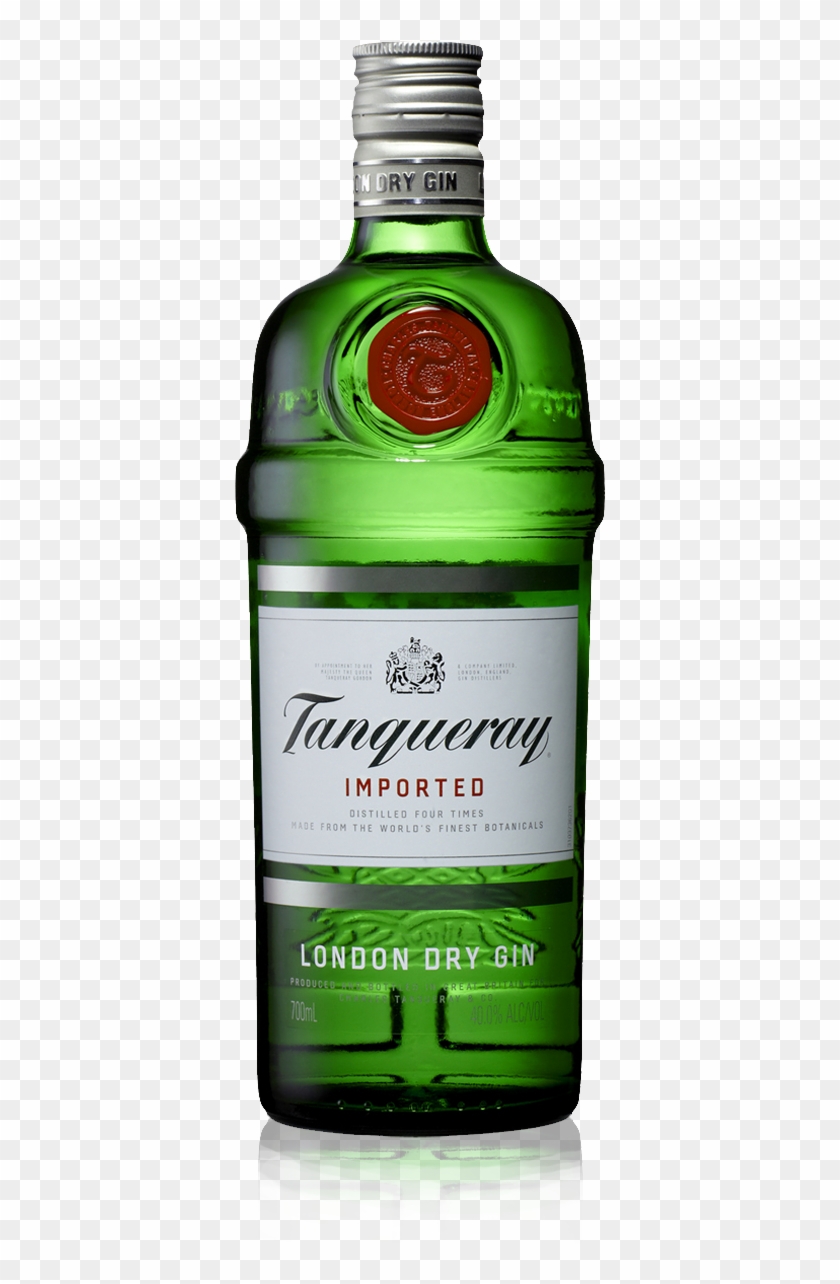 Tanqueray Bottle Gin - Tanqueray Bottle Png Clipart #4200282