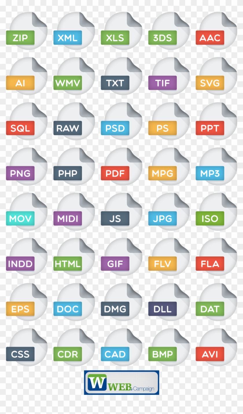 Free Psd And Png File Extensions Icons Pack - Free Psd Clipart #4200309