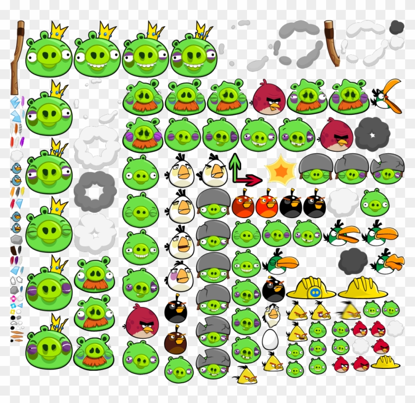 A Whole Lot Of Pics Of All The Different Angry Birds - Angry Birds All Birds And Pigs Clipart