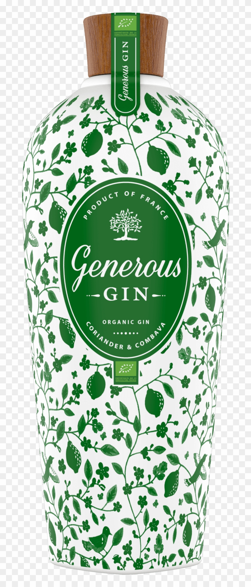 "fresh & Expressive Gin" - Generous Gin Organic Clipart #4200578