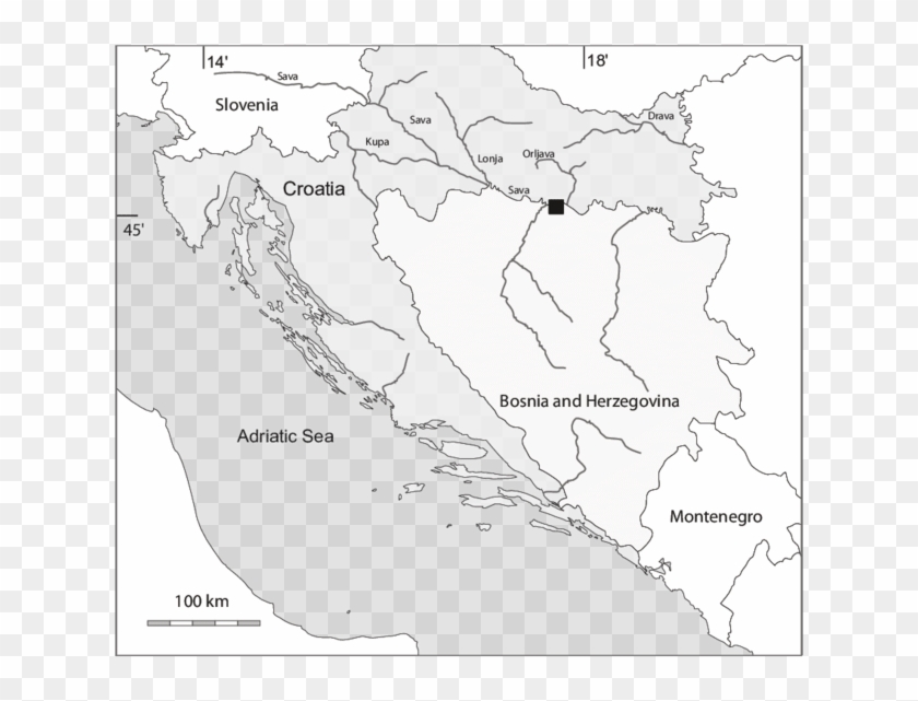 Geographic Location Of Recorded Catch Of The Largemouth - Venice Bathymetry Clipart #4200707