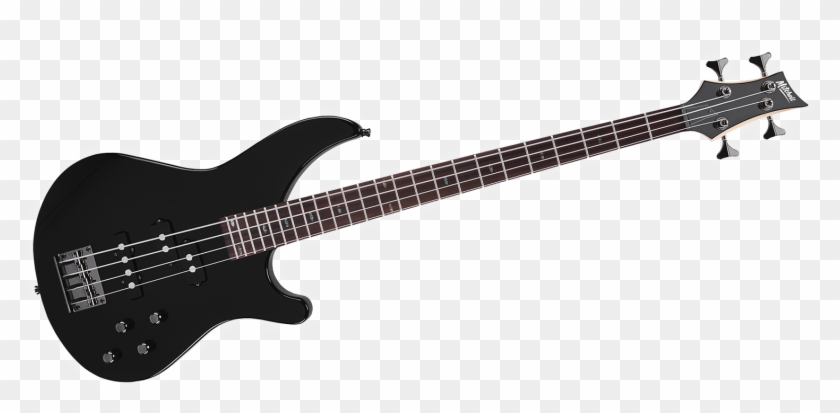 Mb200bk Mitchell Electric Bass Guitar Black - Lag Jet Guitar Clipart