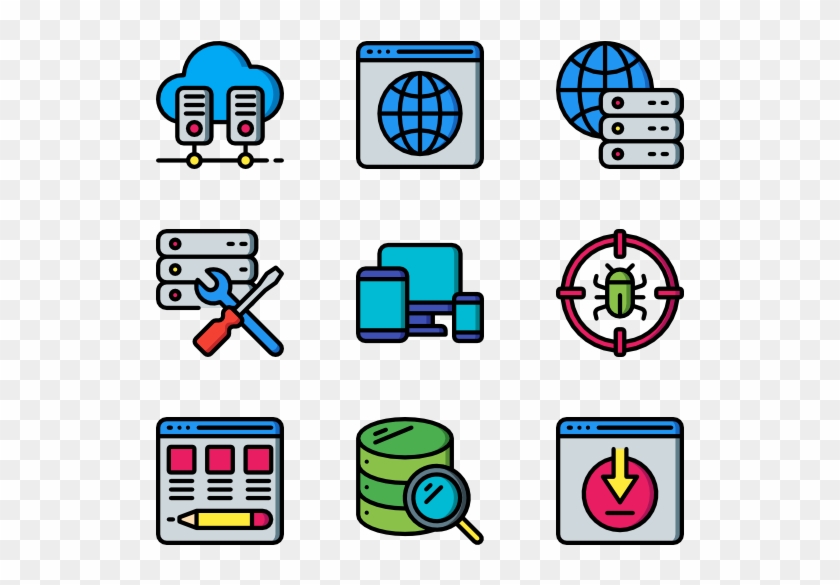 And Servers Icon Packs Vector Psd Clipart #4201137