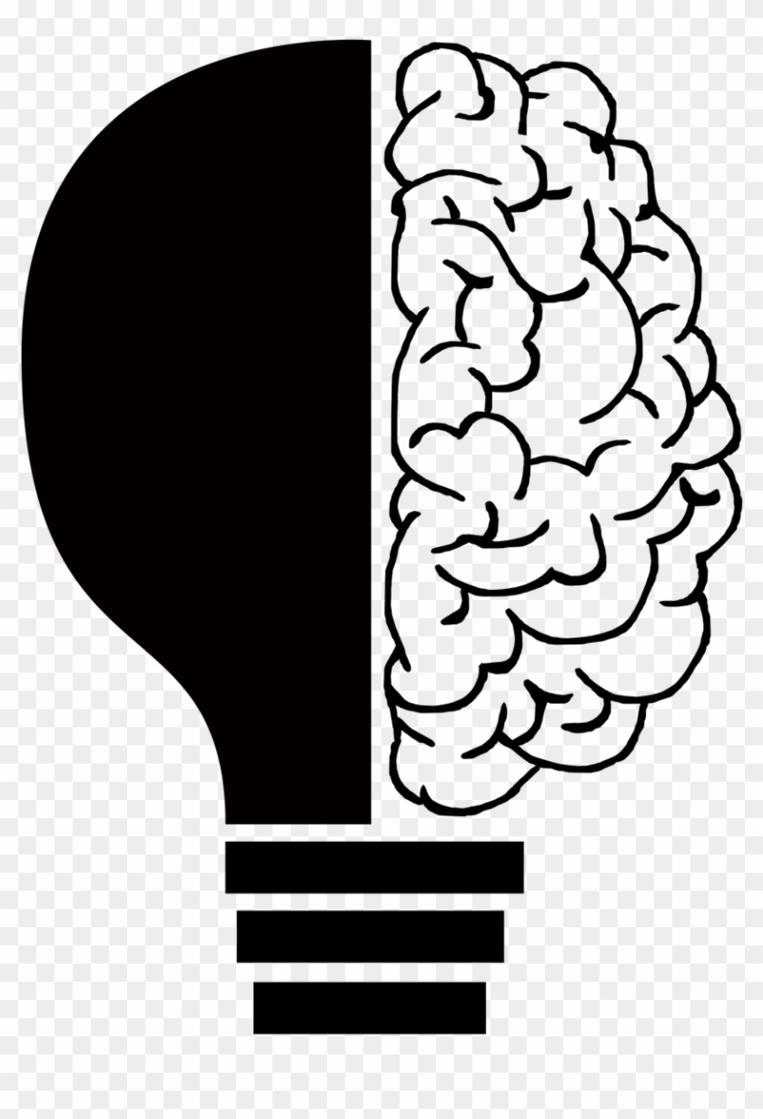 Cerebro E Lampada Psicologia Clipart