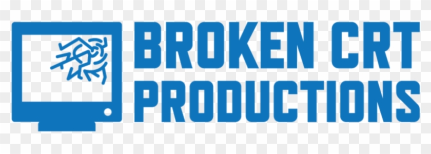 Broken Crt Logo Blue Clipart