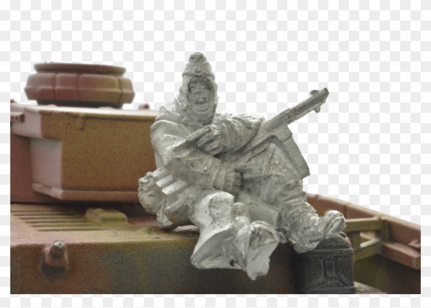 Shown In Winter Clothing, Greatcoats, Smocks And Improvised - Statue Clipart #4202371