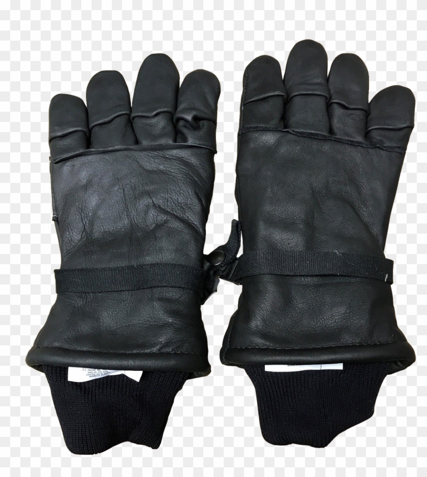 New Intermediate Cold/wet Weather Black Leather Military - Usgi Intermediate Cold Weather Gloves Clipart