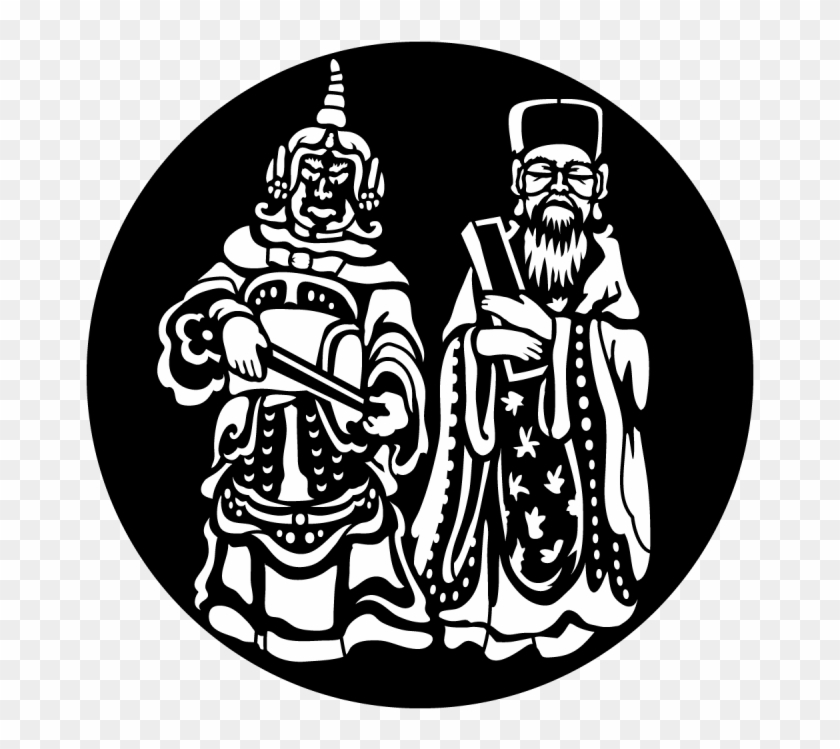 Asian Statues - Illustration Clipart #4202572