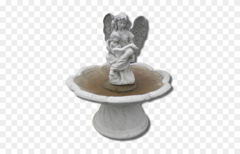 Forgetmenot Fountains With Angels Statues Ⓒ - Figurine Clipart