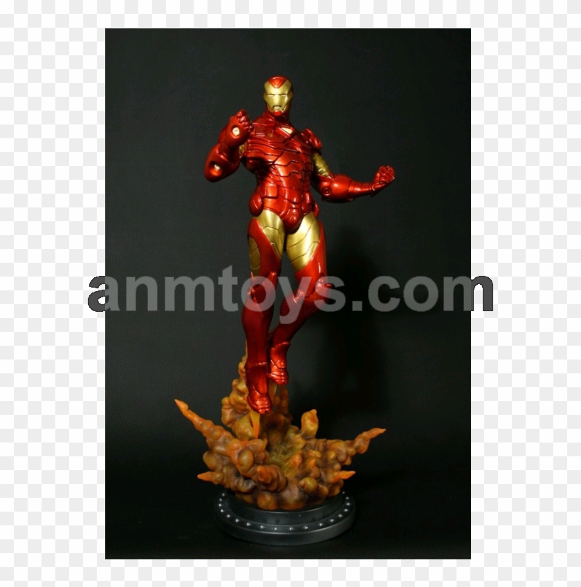 Iron Man Flying - Iron Man Statue Clipart