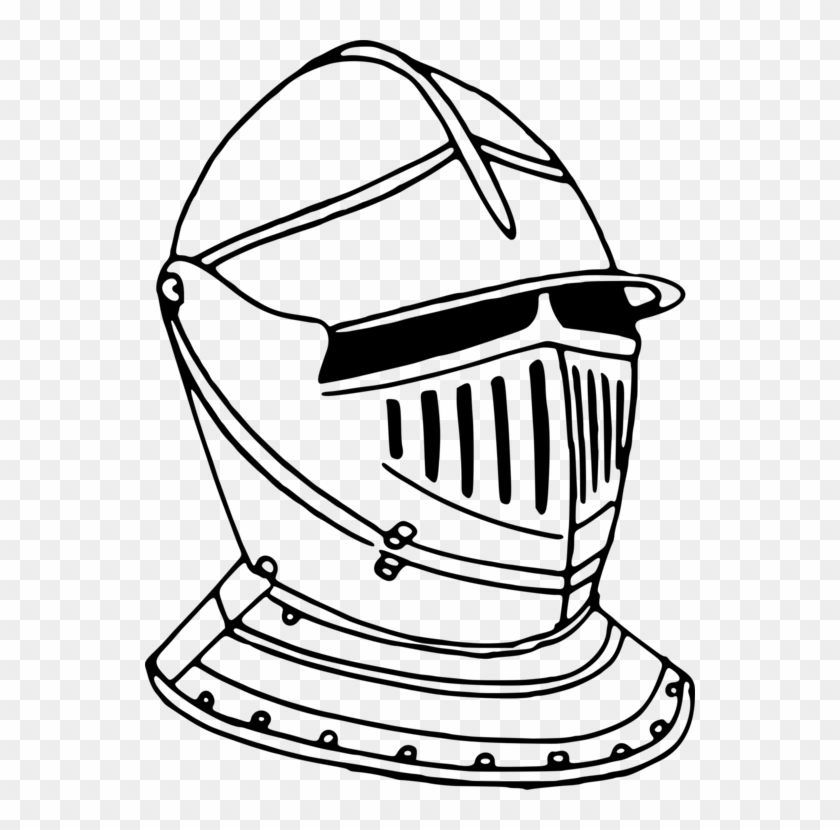 Knight Drawing Helmet Iron Man Armour - Armour Helmet Drawing Clipart