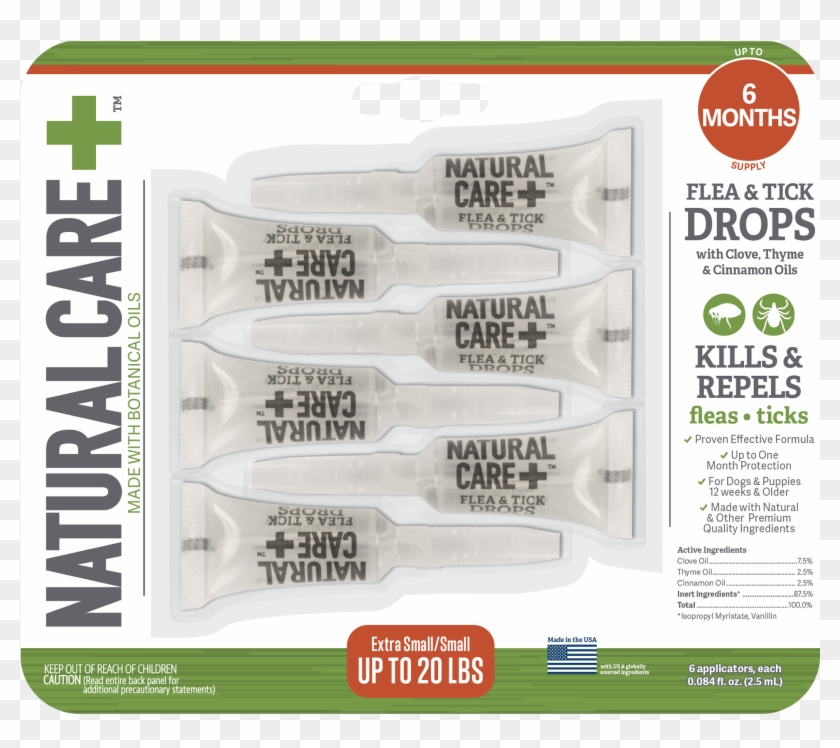 Natural Care Flea And Tick Drops M/l Clipart