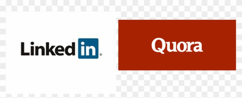 Quora And Linkedin Are Both Information Sharing Social - Quora Linkedin Clipart #4203443