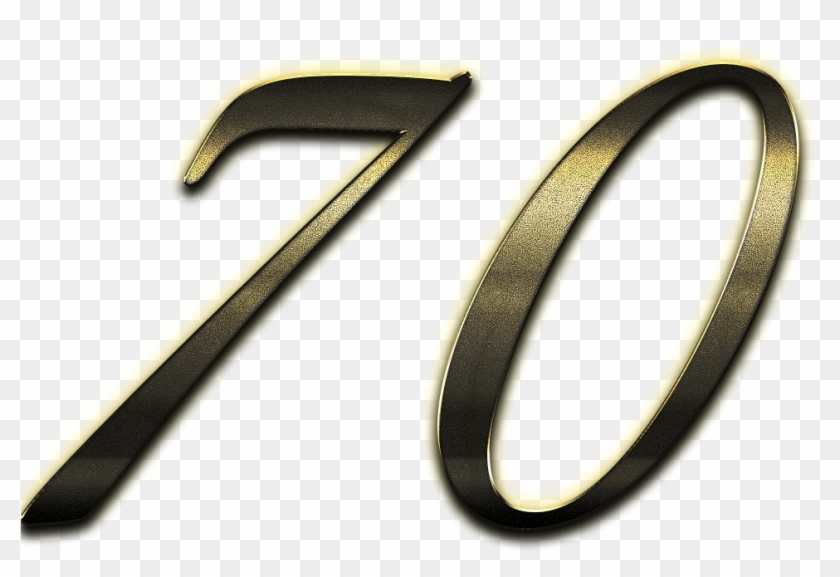 70 Number Clipart Png - Emblem Transparent Png