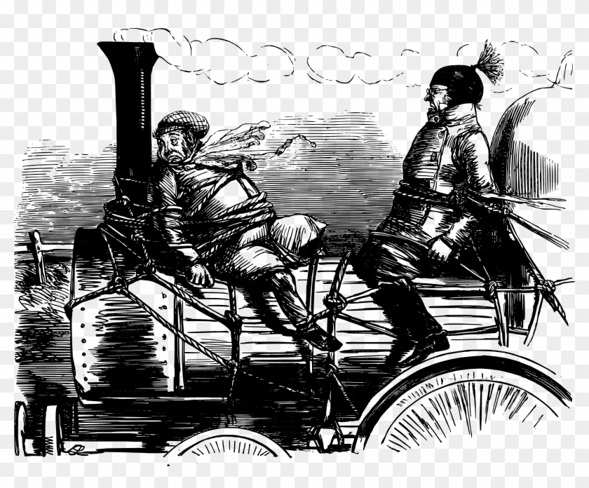 This Free Icons Png Design Of Tied To A Locomotive - 19th Century British Cartoons Clipart #4203742