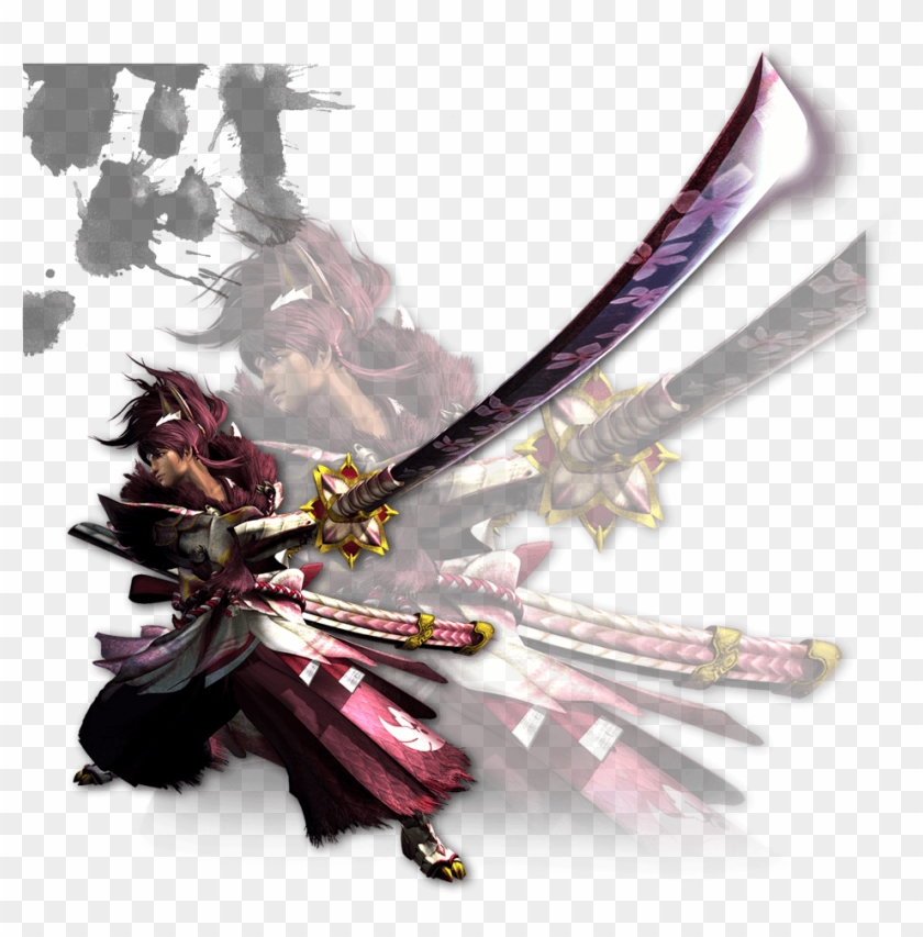 Long Sword - モンハン ダブル クロス タマミ ツネ 装備 Clipart