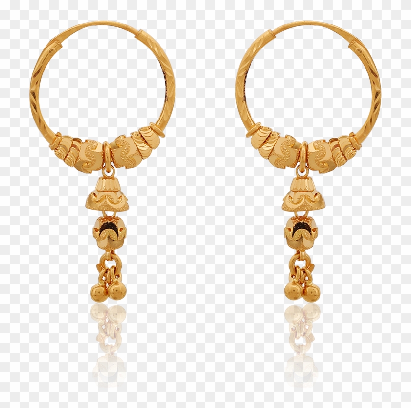 Gorgeous Gold Hoop Earrings - Earrings Clipart