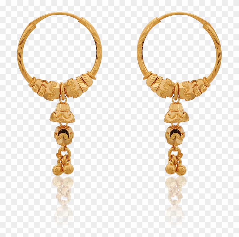 Gorgeous Gold Hoop Earrings - Earrings Clipart #4204965