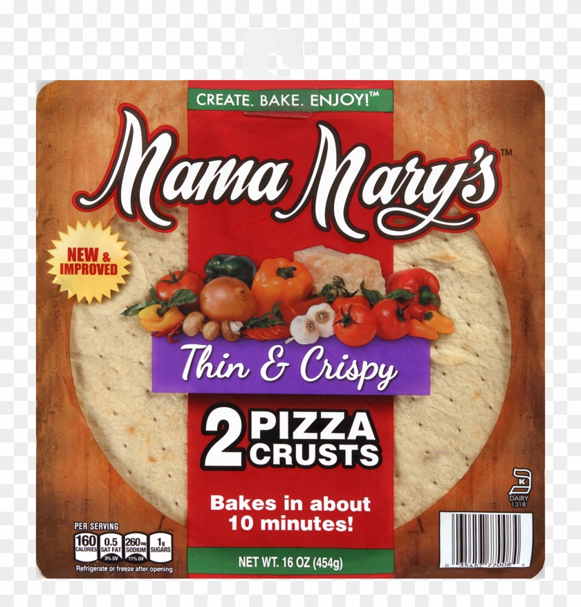 On Specially Marked Packages Of Mama Mary's® Pizza - Mama Mary's Pizza Crust Clipart #4205088