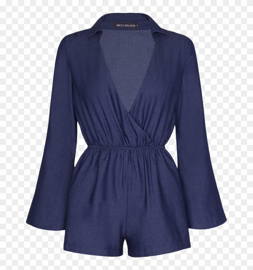 Picture Of Petite Fit Chambray Bell Long Sleeve Play - Pattern Clipart #4205135