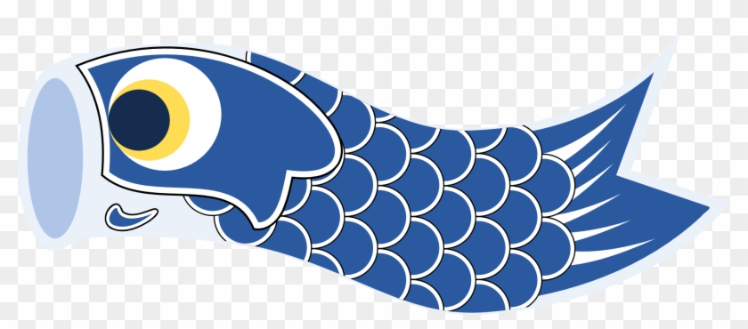 Koinobori Dark Blue 1969px 262 - Kodomo No Hi Clipart - Png Download