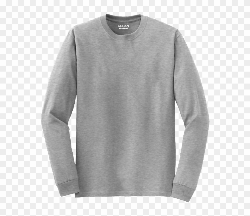 Gildan® 8400 Long Sleeve - Gildan 8400 Sport Grey Clipart #4205421