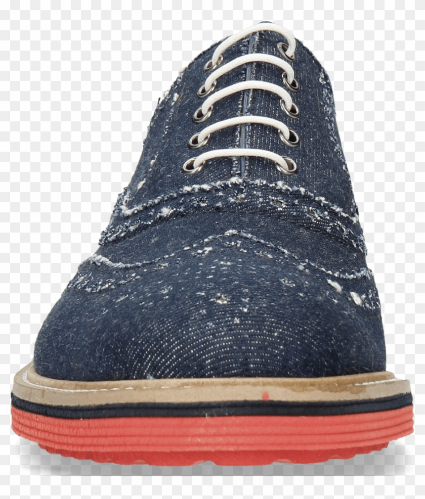 Oxford Shoes Trevor 1 Denim Dark Blue - Suede Clipart #4205620