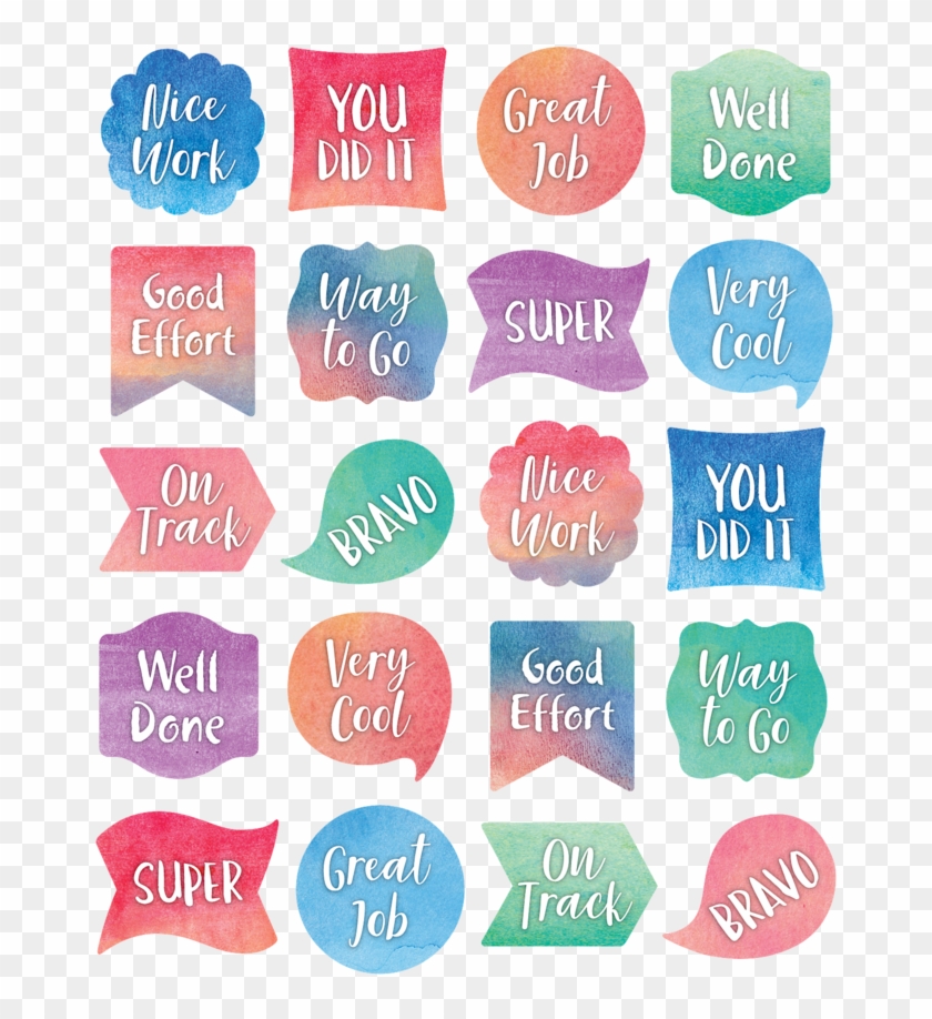 Tcr8974 Watercolor Stickers Image - Watercolor Stickers Clipart #4206116