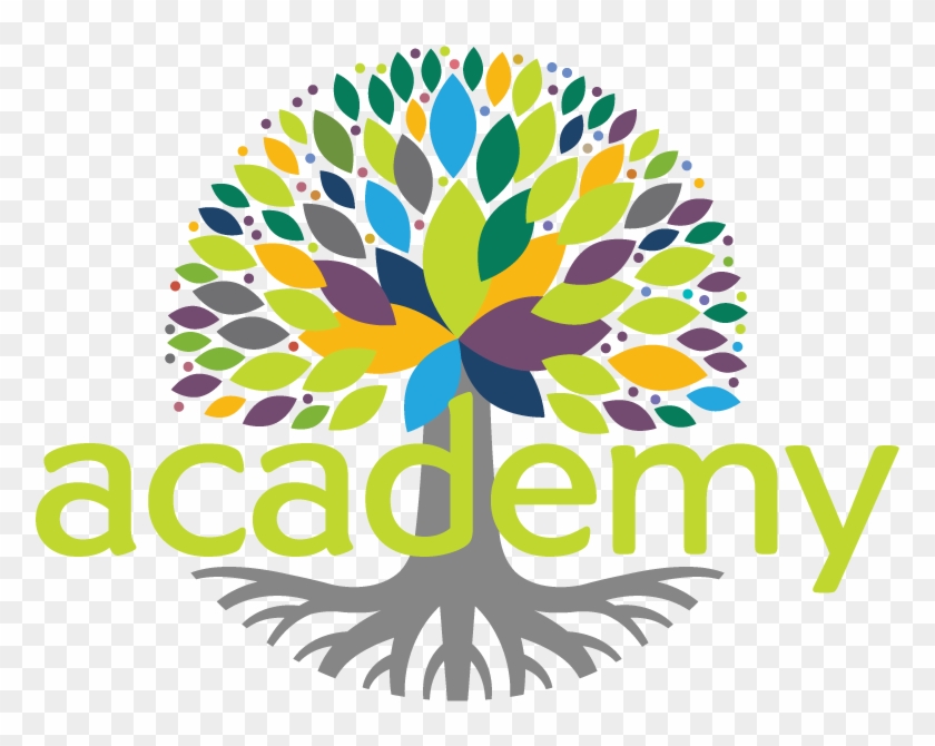 Academy Logo Full Colour Lighter Grey - Roots And Wings Clipart - Png Download #4206123