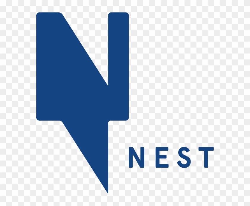 Nest Logo In Dark Blue - Parallel Clipart