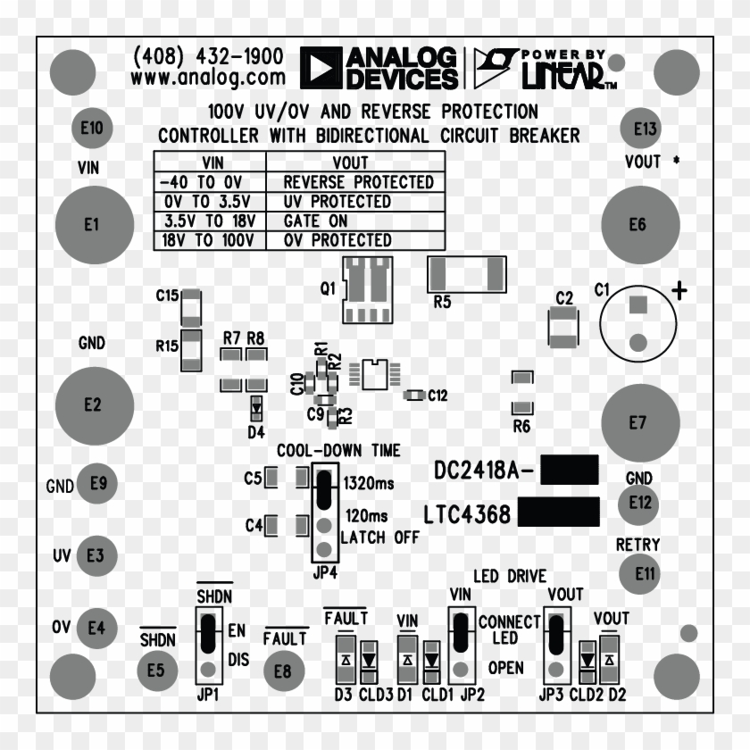 Dc2418a Ug-1382 Image - Analog Devices Clipart #4206384