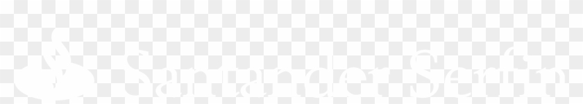 Santander Serfin Logo Black And White - Leinster Rugby Logo White Clipart