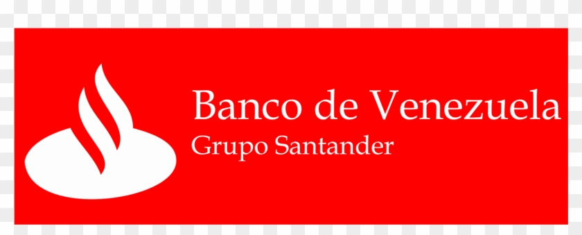 Banco De Venezuela Grupo Santander Logo Vector - Graphic Design Clipart #4206882