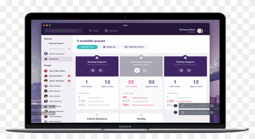 Fuze Integrations - Fuze Contact Center Clipart