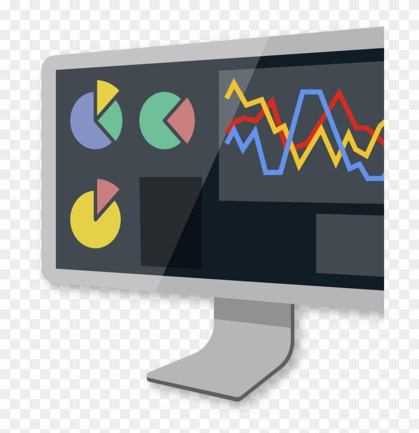 Clever Header Pc - Computer Monitor Clipart #4207217