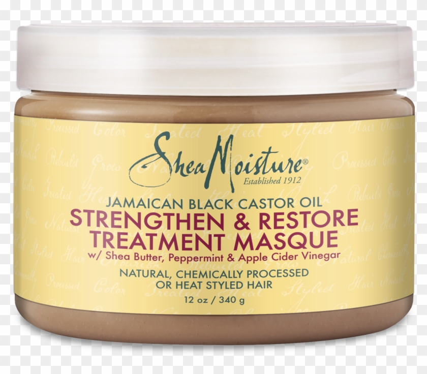Jamaican Black Castor Oil Strengthen & Restore Treatment - Shea Moisture Strengthen And Restore Clipart #4208275
