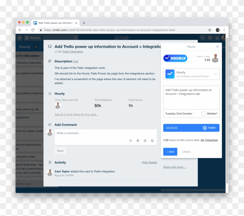 Hourly Trello Clipart