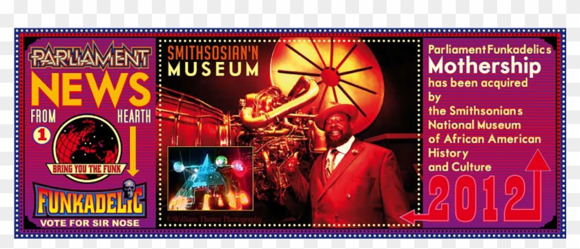 Smithsonian Museum Acquires Parliament-funkadelic Mothership - Parliament Funkadelic Mothership Clipart