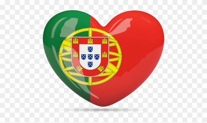 Portugal National Football Team - Portugal Flag Heart Png Clipart #4209038