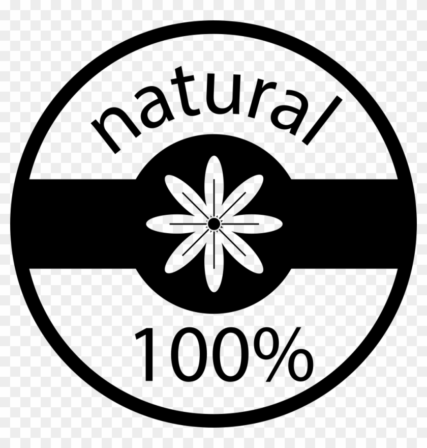 100 % Natural Badge Comments - 100 Percent Natural Logo Png Clipart #4209255